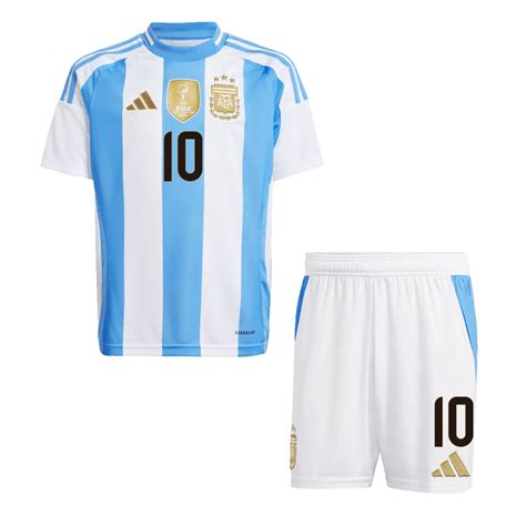 Kids Argentina MESSI #10 Custom Home Soccer Kits 2024 | Bestsoccerstore