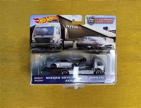 Hot Wheels Premium Team Transport Nissan Skyline Gt R Bnr Aukro