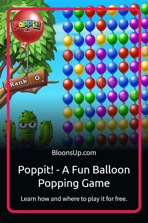 The Balloon Popping Game Poppit Play For Free Online