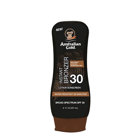 Australian Gold Spf 30 Lotion Sunscreen With Instant Bronzer