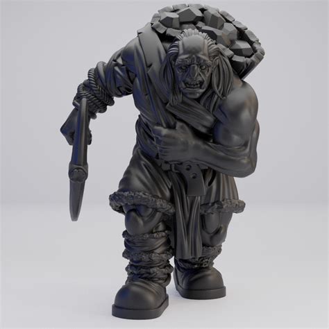Hot Goblin オーク鉱夫 ミニチュア ホットゴブリン 村の労働者