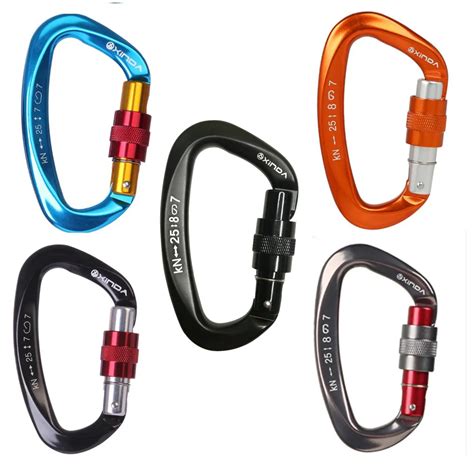 Xinda Kn Mountaineering Caving Rock Climbing Carabiner D Shaped