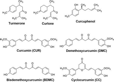 Structures Of The Main Chemical Constituents From Curcuma Longa Download Scientific Diagram