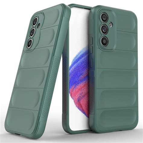 Samsung Galaxy A54 5g Hülle Softcase Tpu Rugged Series Grün Mobile Universe