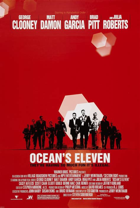 Ocean's Eleven (#2 of 5): Extra Large Movie Poster Image - IMP Awards