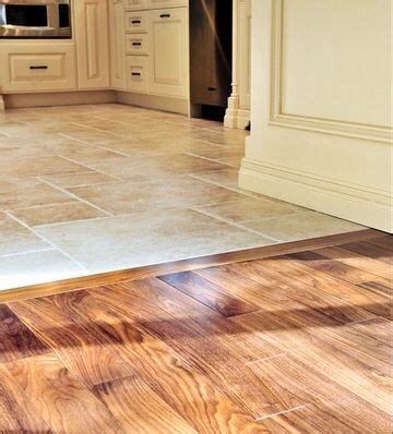 Комбинация плитки с паркетом | Wood tile floors, House flooring, Flooring