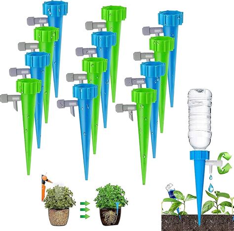 LAVNIK Drip Irrigation Kit For Home Garden Self Watering Spikes For