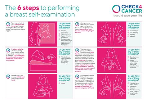 Clinical Breast Examination Steps