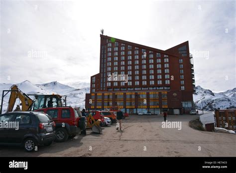 Ski resort in Santiago Chile Stock Photo - Alamy