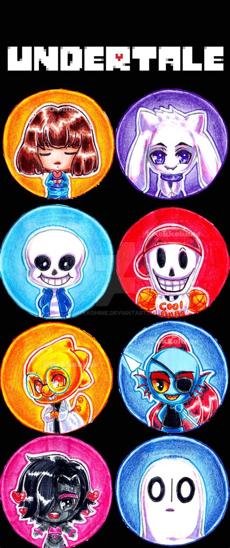 Undertale Buttons By Nekkohime On Deviantart