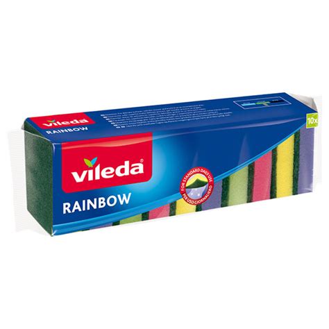 vileda Esfregão Esponja Rainbow 10 Unidades