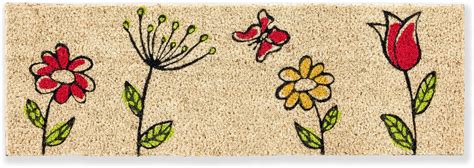 Relaxdays Paillasson en fibres de coco Tapis de sol porte entrée HOME