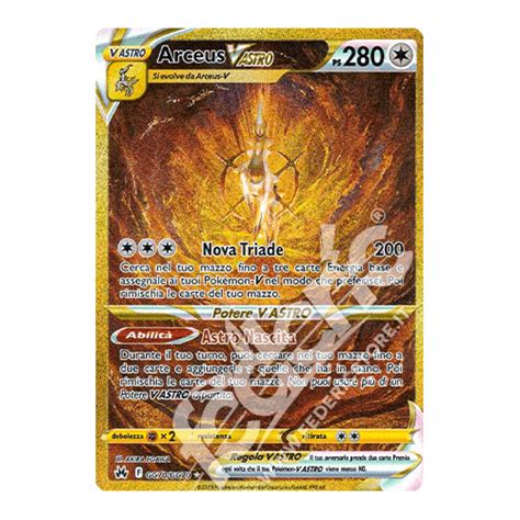 Gg Gg Arceus V Astro Gold Galleria Di Galar It Mint