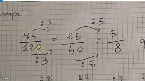La Riduzione Di Una Frazione Ai Minimi Termini Youtube