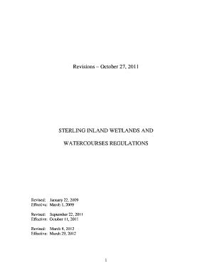 Fillable Online Sterlingct Inland Wetlands And Sterlingctus Fax Email