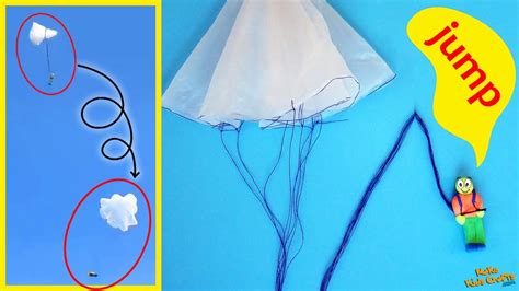 How to make a Mini Parachute from Plastic Bag? | Miniature Parachute | Make a mini Parachute at ...