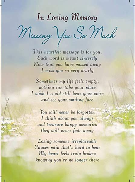 In Loving Memory Mum On Mother S Day Memorial Graveside Funeral Poem