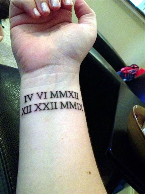 Aggregate In Roman Numerals Tattoo In Coedo Vn