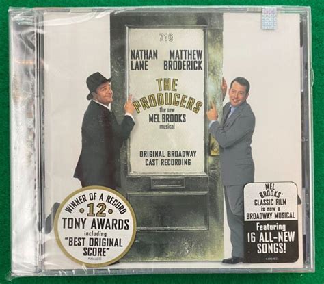 The Producers 2001 Original Broadway Cast Audio Cd By Mel Brooks Brand New Ebay