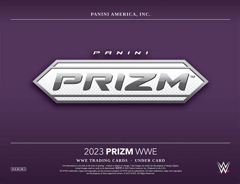 2023 WWE Panini Prizm Under Card