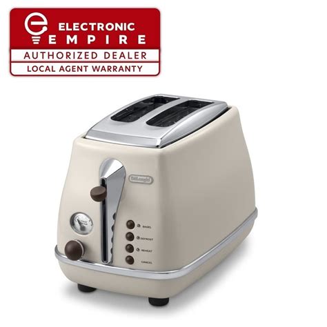 Delonghi CTOV2003 Icona Vintage 2 Slice Toaster Lazada Singapore