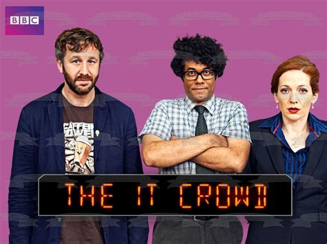 The It Crowd Roy Moss Jen Edible Cake Topper Image ABPID52182 – A ...