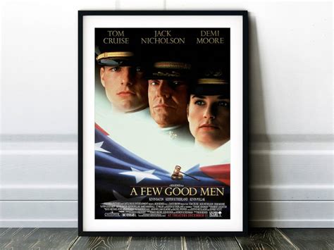 A Few Good Men Movie Art Poster – Poster | Canvas Wall Art Print ...