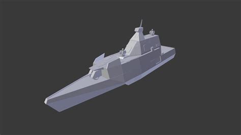 Frigate 3D model - TurboSquid 1231171