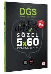 657 Yayınevi DGS Sözel 5x60 Deneme Sınavı Tamamı PDF Çözümlü