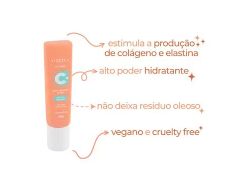 Sérum Booster Nano Vitamina C Vizzela Ousada Make e Cosmeticos