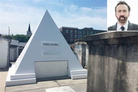 Nicolas Cage Owns His Own 9 Foot Tall Pyramid Tomb In New Orleans