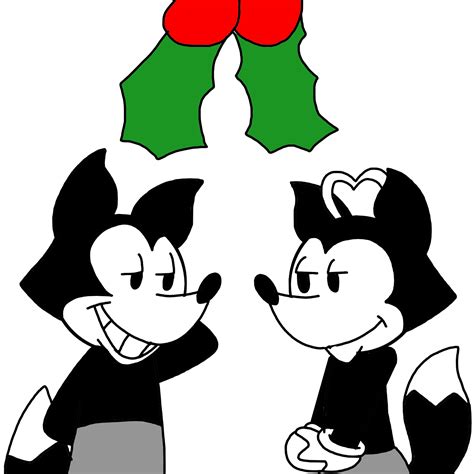 Foxy And Roxy With Mistletoe By Ultra Shounen Kai Z On Deviantart