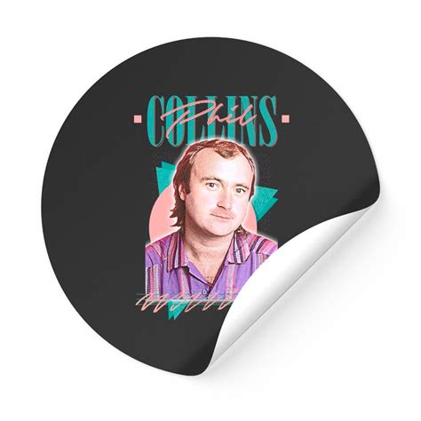 Phil Collins Retro 80s Aesthetic Fan Design Phil Collins