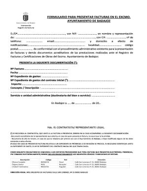 Completable En L Nea Aytobadajoz Descargar Solicitud Registro De