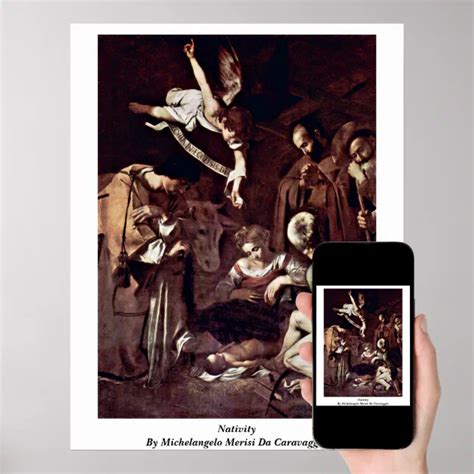 Póster Natividad De Michelangelo Merisi Da Caravaggio Zazzle es