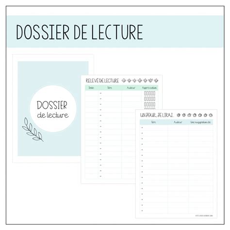 Dossier De Lecture Petits Auteurs