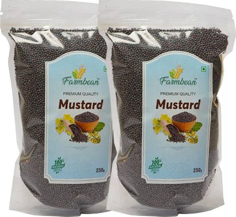 Farmbean Natural Mustard Seeds Sarso Seed Whole Rai Whole Mustard