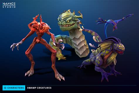 Stylized Fantasy Swamp Creatures | 3D Characters | Unity Asset Store