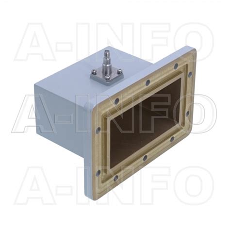 Wcas Dm Right Angle Rectangular Waveguide To Coaxial Adapter