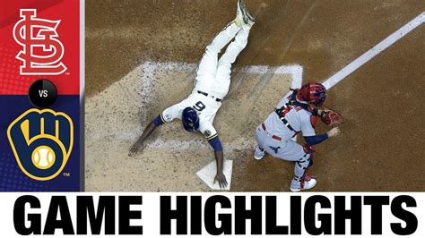 Cardinals Vs Brewers Game Highlights 51221 Mlb Highlights Youtube