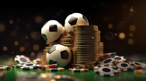 3d Rendering Of Online Sports Betting Concept Background, Bet, Poker Table, Online Gambling ...