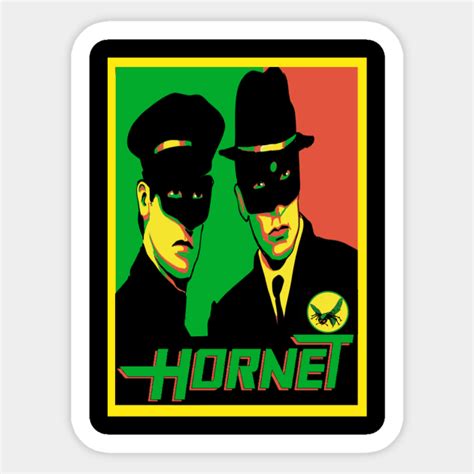 Green Hornet poster - Green Hornet - Sticker | TeePublic