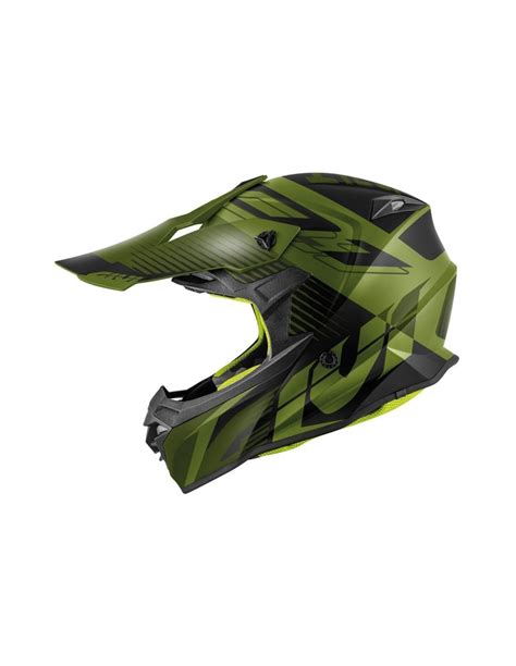 Casco Fuoristrada Motocross GIVI 60 1 Fresh Matt Black Military Green