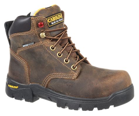 CAROLINA SHOE 6" Work Boot, 10, M, Women's, Brown, Composite Toe Type ...