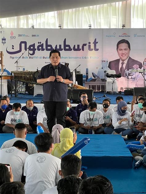 Insan Holding Bumn Farmasi Sambut Kehadiran Erick Thohir Di Bandung