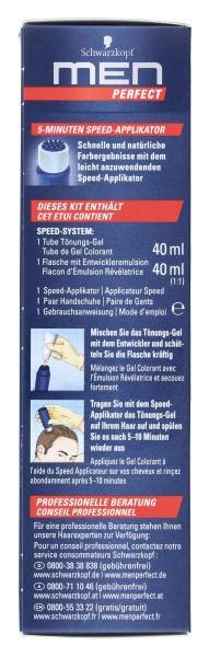 Schwarzkopf Men Perfect Anti-Grau Tönungs-Gel 40 natur dunkelblond ...