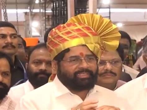 Chief Minister Eknath Shinde Stumbled When Asked Why Not Balasaheb Thackeray Anand Dighe In