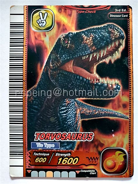 Sega Dinosaur King Card 3rd Ed 009 Dino Torvosaurus ขายดะ Inspired By