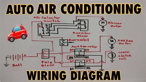 Basic Car Aircon Wiring Diagram - Chicic