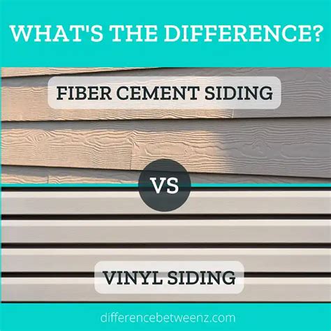 Difference Between Fiber Cement And Vinyl Siding Difference Betweenz